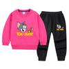 Autumn 2022 Kids' Sweatshirt and Pants Set: Stylish Casual Two-Piece for Boys and Girls