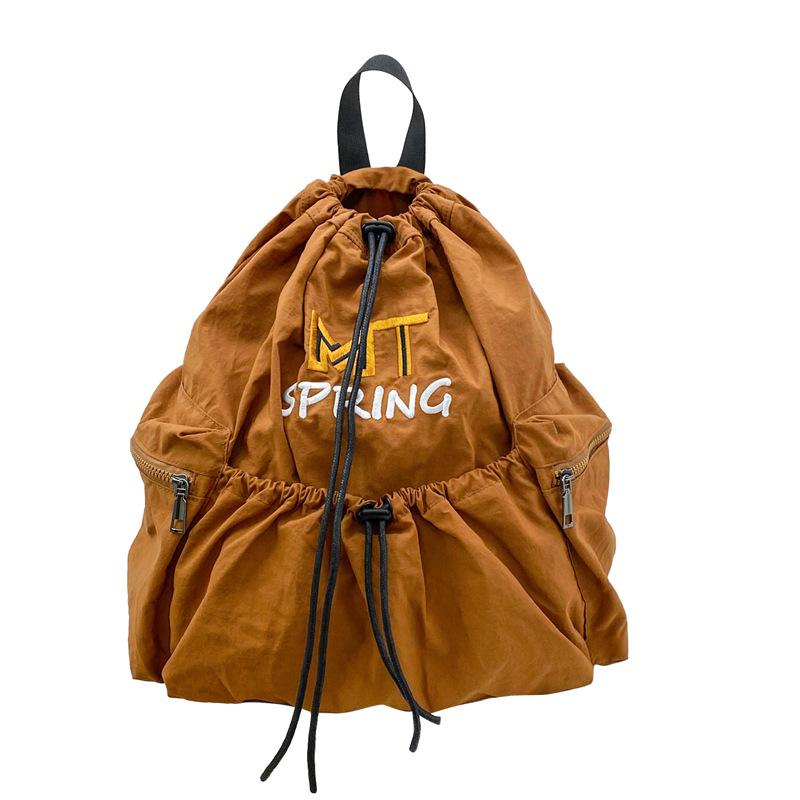 Сумка для бадминтона, рюкзак-мешок, новый холст, школьная сумка большой вместимости для студента, для альпинизма, велоспорта, теннисная сумка. хаки