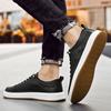 Large Size 38-47 Board Shoes Men Loafers Black Leather Casual Shoes 2025 Man Sneakers Mens Flats Male Skateboarding Skate Shoes