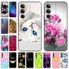 Für Realme C71 Hülle Niedliche Blumen Bemalte Abdeckung Weiche Silikon Handyhülle Für Realme C71 C 71 RealmeC71 4G Rückseite Hülle Coque Capa