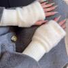 Xiaomi 1pair/2pcs Winter Women Plush Gloves, Windproof and Warm, Convenient for Indoor Work,Writing, Fashionable Daily Commuting Items