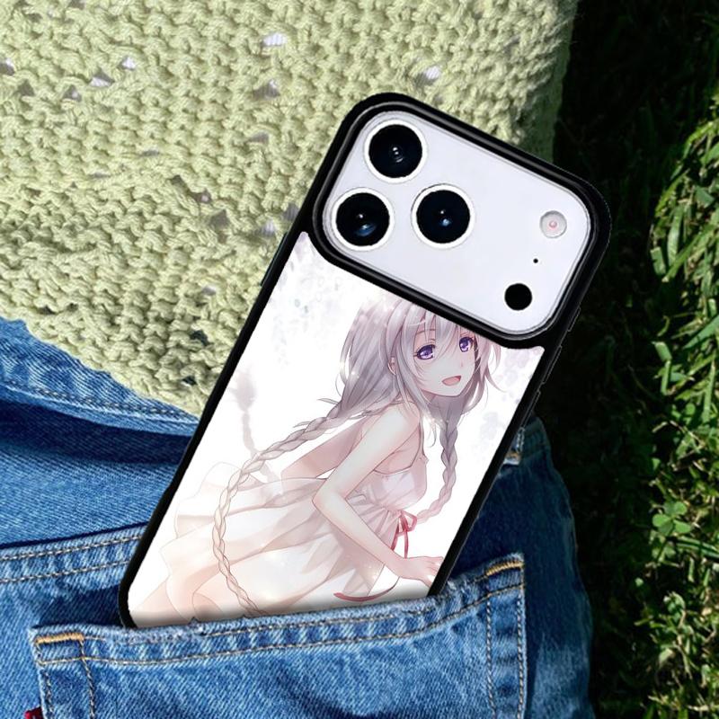 Süßes Kawaii Japanisches Mädchen Manga Handyhülle Cover für IPhone 11 12 13 14 15 16e 17 Pro Max Hülle für IPhone 17 Air