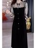 2025 Chic Slimming Summer Faux Two-Piece Dress for Moms