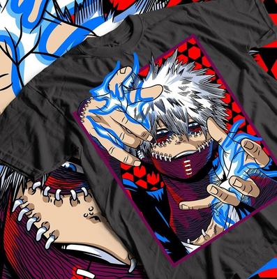Boku No Hero Academia Anime T Shirt, Toya Todoroki , Dabi Lot