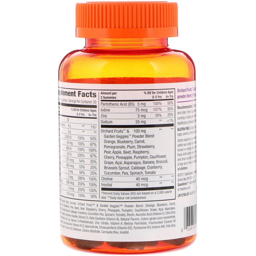 Nature's Way Alive! Children's Multivitamin Gummy, 60 Count