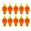 10/16Pcs EPS Foam Fishing Float with Weights Long Casting Lightweight High Visibility Buoyancy Ball Buoy Bobber Float Saltwater Freshwater