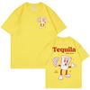 Funny Gift for Tequila Lover T-shirt Men Retro Inspired Drink Cocktail Meme T Shirts Fashion Aesthetic T-shirts Short Sleeve