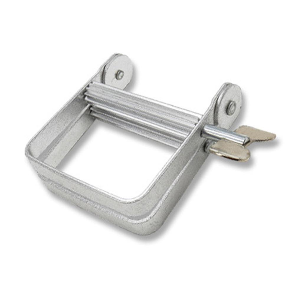 Silver Metal Paste Squeezer Durable Easy To Use Toothpaste Tube Squeezer Reasonable Easy To Store Hair Paste Squeezer Household