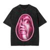 Devil May Cry Dante Manga Washed TShirt DMC Graphic Print TShirts for Men Women Clothing Cotton Oversized Short Sleeve Tees
