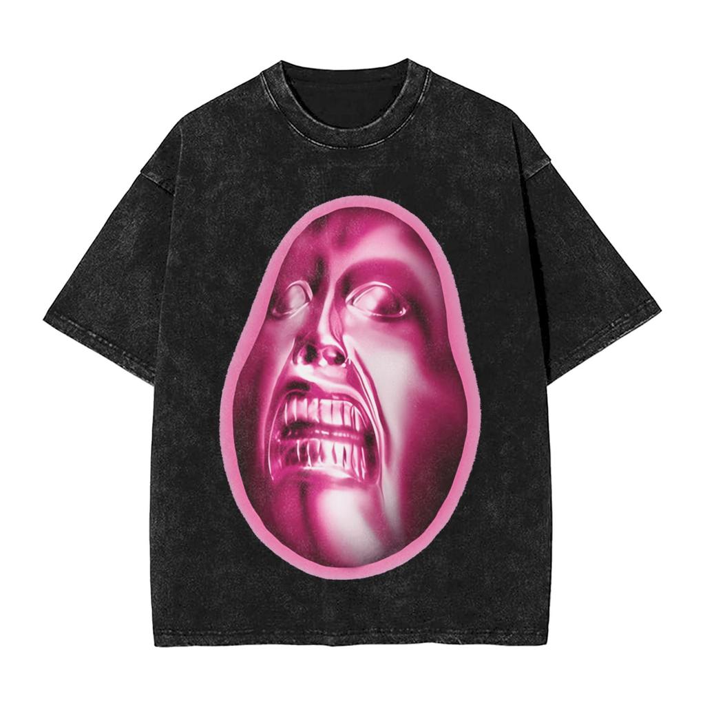 Devil May Cry Dante Manga Washed TShirt DMC Graphic Print TShirts for Men Women Clothing Cotton Oversized Short Sleeve Tees