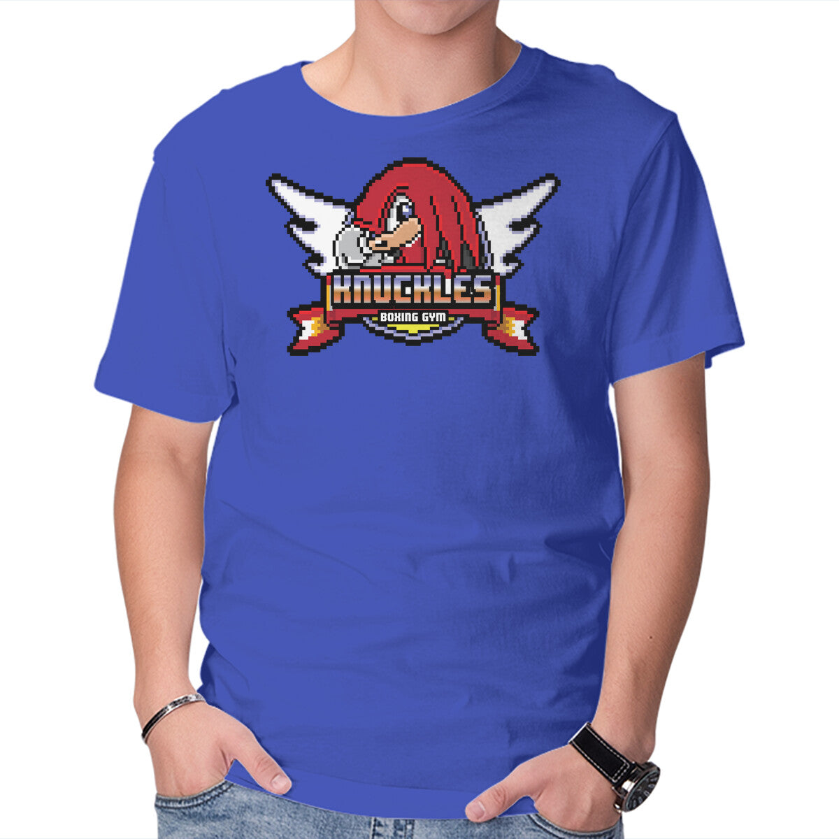 Unisex Crew Neck T-Shirt Knuckle Boxing Gym Graphic Short Sleeve Casual Tee L
