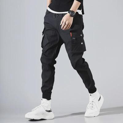 Salopette Sportiva Casual Ampia Affusolata da Uomo Primavera/Estate 2024 Stile Coreano