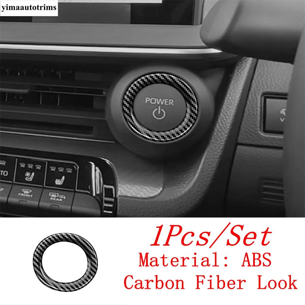 Steering Wheel / Gear Shift Head / Start Stop Button Cover Trim Fit For Toyota Prius 60 Series  2024 Interior Accessories