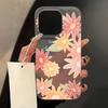 Soft TPU Matte Phone Case for iPhone 13 Funda iPhone 16 Pro Max 15 11 14 Plus 12 Mini 16promax 13promax Flower Transparent Cover