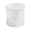 1 X Transparent Self-Watering Plant Flower Pot Round Lazy Flowerpot Plastic Planters Home Garden Decoraction