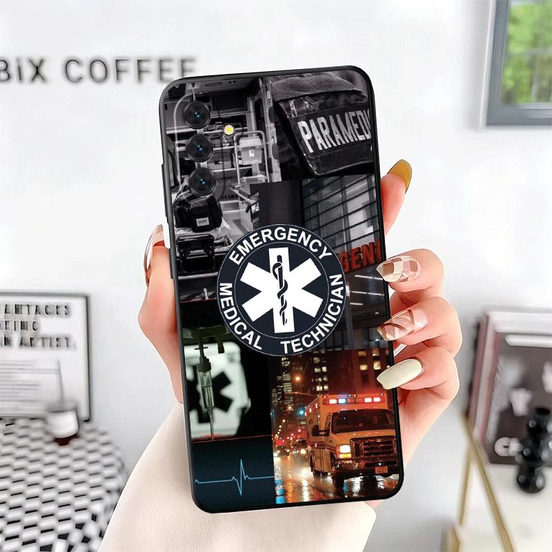 

EMT EMS Ambulance Soft Phone Case for Samsung A17 A37 A57 A16 A26 A36 A56 A15 A25 A35 A55 A14 A24 A34 A54 A13 A23 A33 A53 A52 A1 Samsung A14