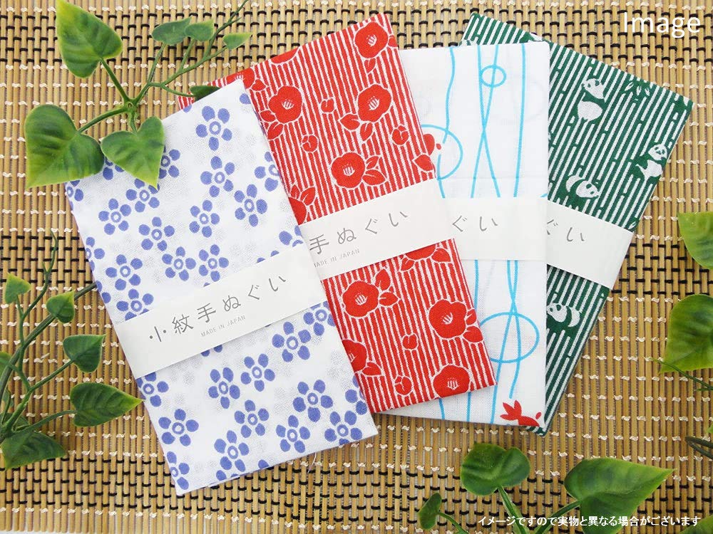 Tenugui Small pattern tenugui Small chrysanthemum design 33 x 90 cm Miyamoto-Towel Japanese-made (hand towel) - (hand towel) - -