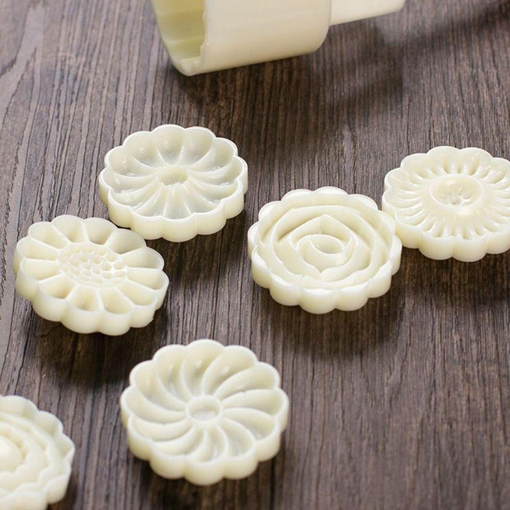 3D Moon Cake Mold Creative Mid-Autumn Festival Supplise Cookie Stamp Mold  Mid-Autumn Festival