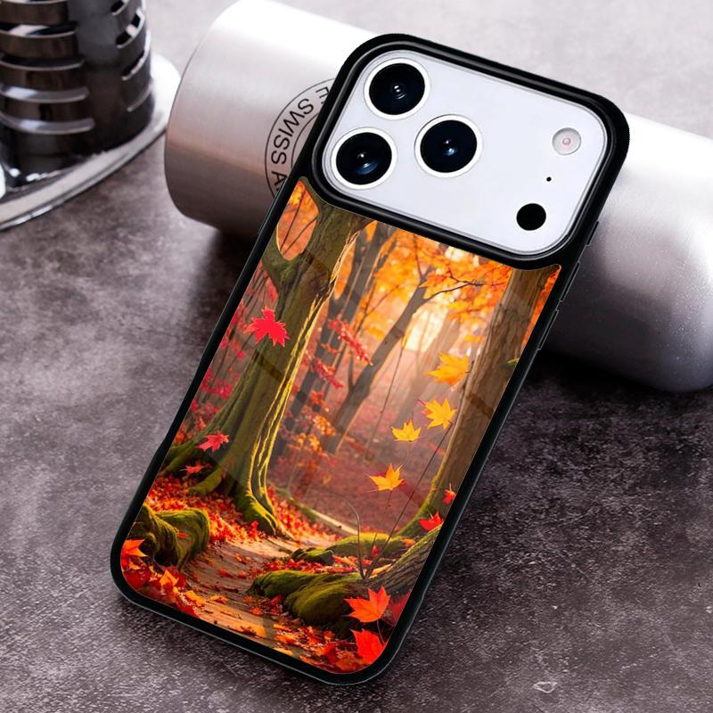 

Autumn Tree Leaves Phone Case For iPhone 17 16 15 14 13 12 11 Pro Max Plus 17Air Soft Silicone Cover iPhone Air