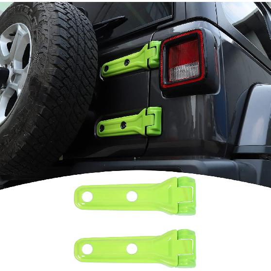 

Декоративна накладка на петлю задніх дверей JeCar для Jeep Wrangler JL & Unlimited 2018-2024 (фіолетовий) зелений