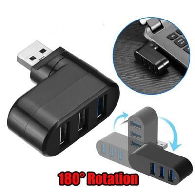 Vysokorychlostní 3portový USB 2.0 Multi HUB rozšiřující adaptér pro stolní PC a notebook