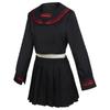 Anime Tokyo Revengers Shiba Yuzuha Sailor School Uniform Girls Skirt Suit Cosplay Costume Women Dress Black