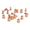 20Pcs Plasma Electrode Tip 52558 51311 P1.3 Nozzle Brass Consumables for PT80 IPT‑80 PTM‑80
