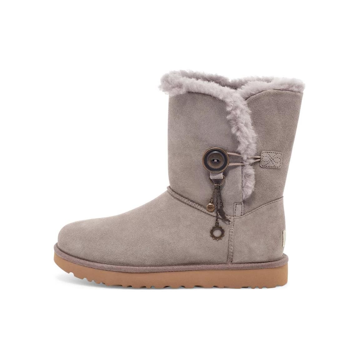 

UGG Other Warm Non-Slip Fashion Buckle Mid-Calf Snow Boots Women boots Blue Gray 1118933-SYGR 36