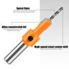 1Set Carbon Steel Woodworking Countersink Router Bit Screw Extractor Remon Demolition For Wood Milling Cutter