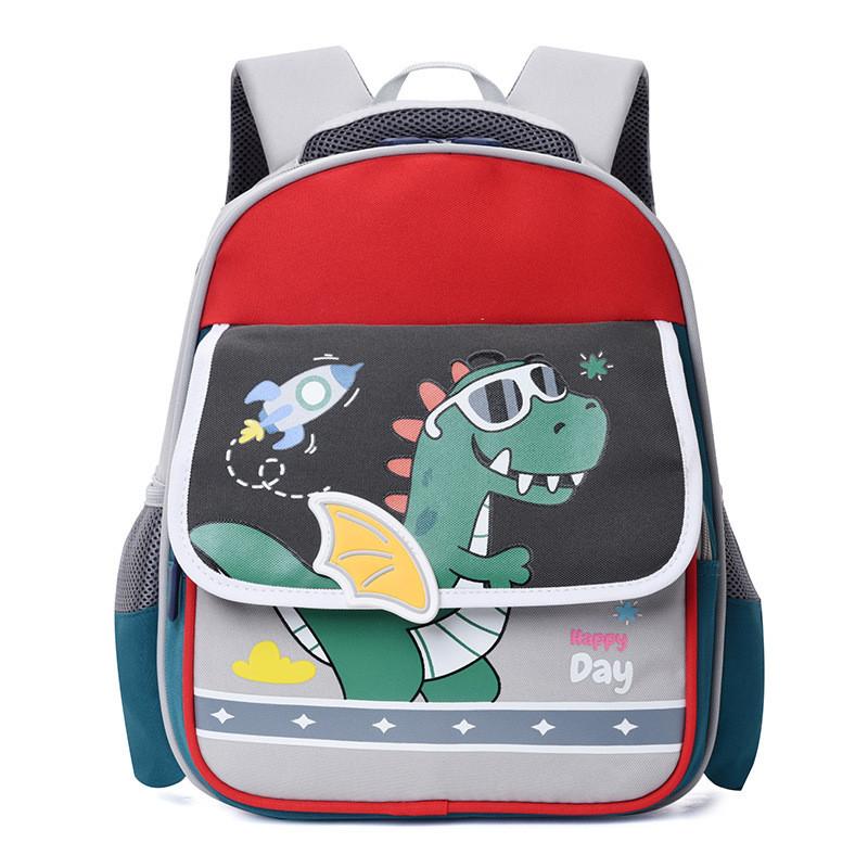 Adorable Cartoon Kids Backpack In Nylon With Lightweight Design For Boys And Girls