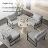 Modern Wrought Iron Sofa Chair - Light Luxury for Living Room or Bedroom