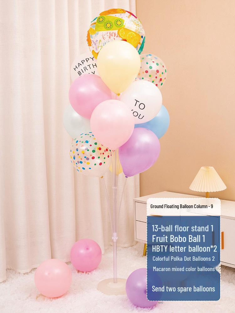 Luminous Floating Table Balloon Heart Decor for Birthday & Banquet