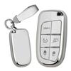 TECART Jeep Keychain Key Cover Silicone Full Protection Key Bag