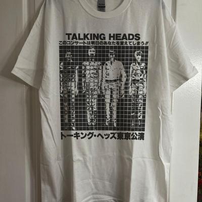 Talking Heads Tshirt, Talking Heads Band White Cotton Tshirt S-5XL KH14015 Unisex T-Shirt