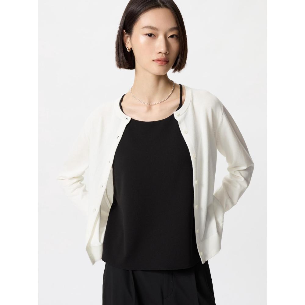 Uniqlo Uv Protection Crew Neck Cardigan  Long Sleeve 