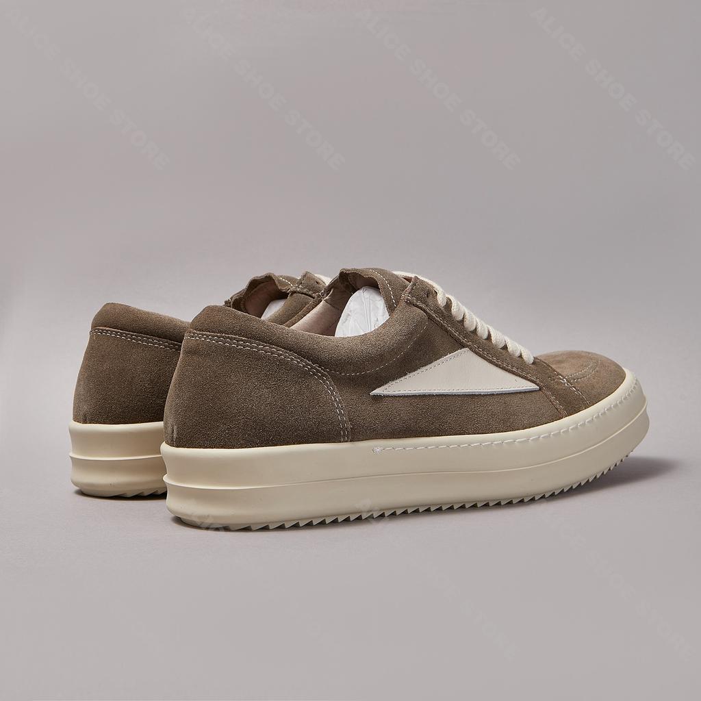 Brand Casual Women Shoe Low Top Men Sneaker Quality Brown Cow Suede Punk Designer Luxury Street Quality Platform Thick-sole Shoe