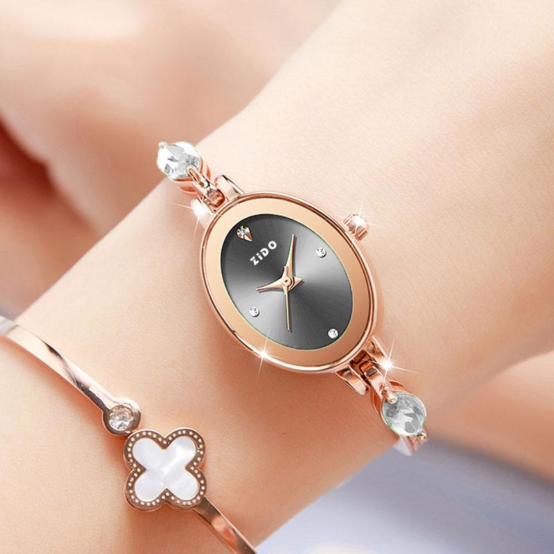UTHAI L96 Women's Watch Brand Advanced Ladies Fashion Light Luxury Crystal Inlaid Diamond Waterproof Female Quartz Watches Clock