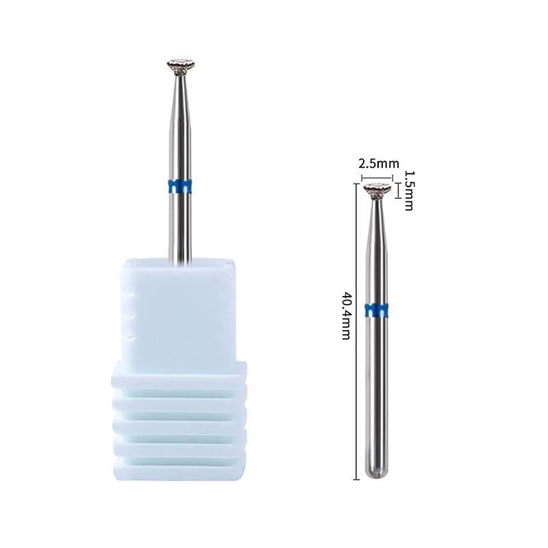 Diamond/Stainless Steel Professional Ceramic Nail Drill Bit Set Electric Manicure Nail File Bit For Acrylic Gel Nails And Cuticl