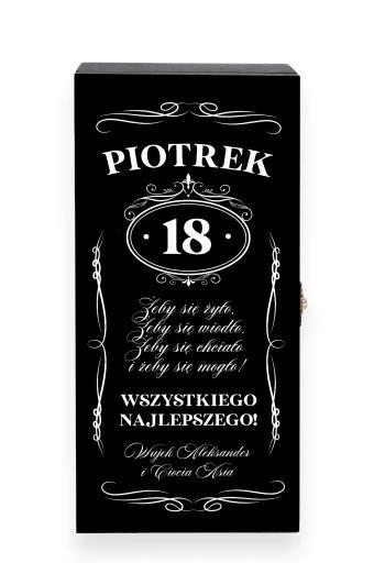 Prezent Na 18 20 30 40 50 60 70 Urodziny Dla Faceta Pudełko Na Whisky