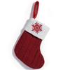 User Friendly Knitted Holiday Alphabets Letter Stocking Individualized Durable Christmas Decors Gift Sacks Stocking Ornament
