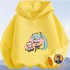 Latest Hatsune Miku New Kids Teens Fashion Cartoon Print Cotton Hoodie Fall Winter Hot Sale Trendy Stylish Best Selling