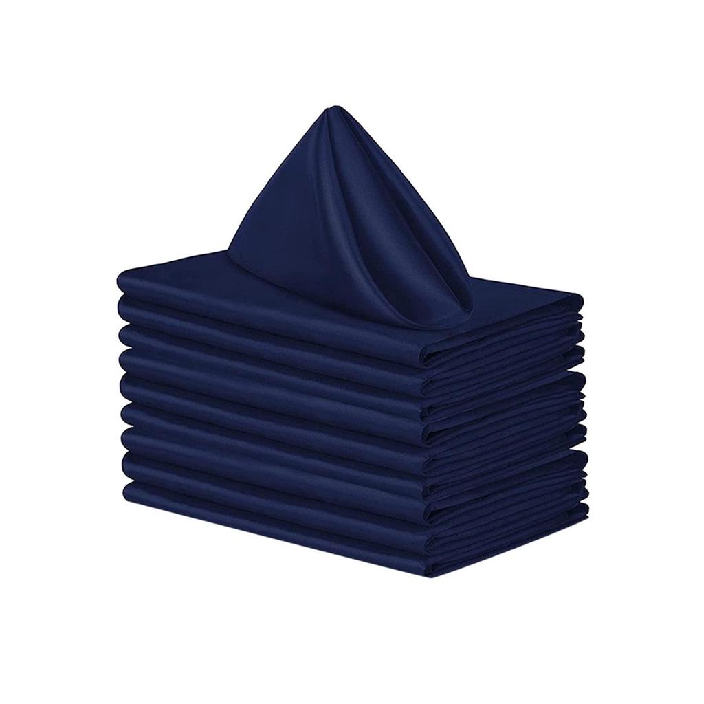 Set of 10 Elegant Napkins for Weddings and Special Events