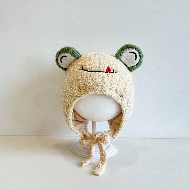 Korean Style Winter Warm Cartoon Knit Pullover Hat for Boys and Girls