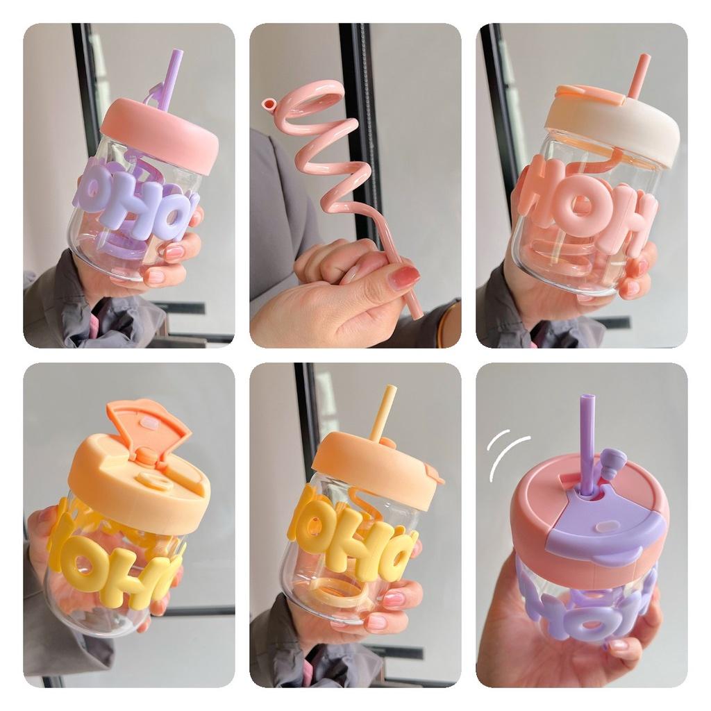 Durable And Trendy Transparent Water Bottle, Ideal For Office, Bar, Restaurant, And More!