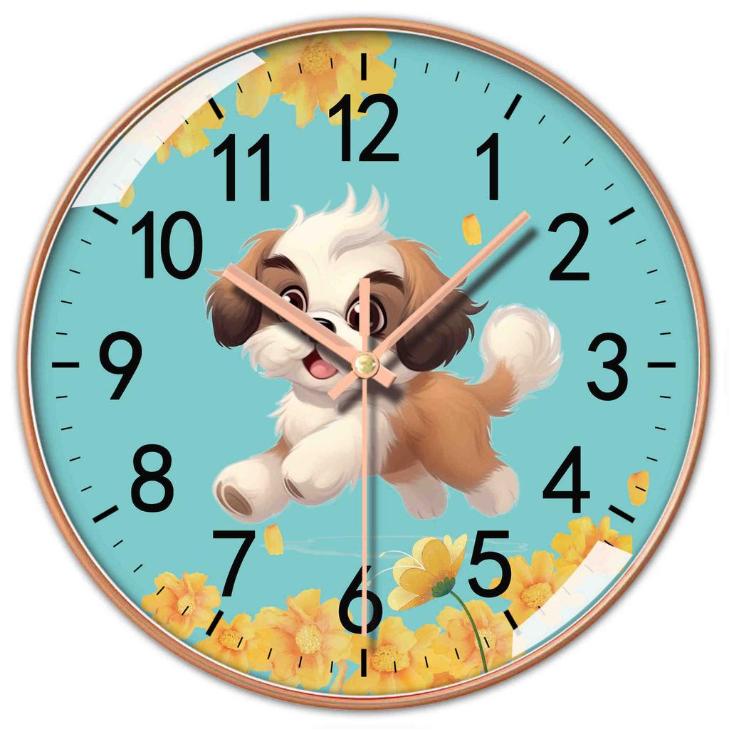 10 Inch 25 Centimeter Constant Level Silent Wall Clock, Living Room, Bedroom, Creative, Fashionable, Simple, Modern Clock Cartoon