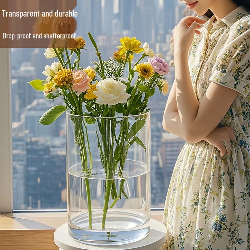 Transparent Acrylic Anti-fall Flower Vase