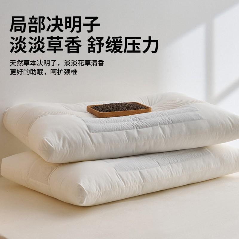 Orthopedic Memory Foam Pillow With Buckwheat Filling Neck Support Sleep Aid Adult Single Use Home Bedding
