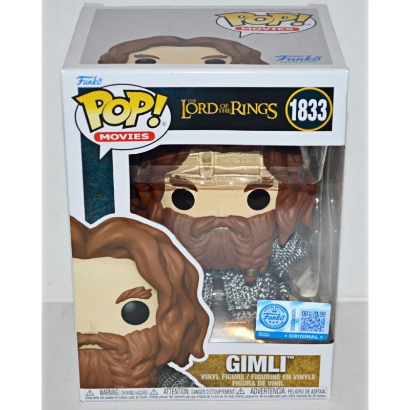 

POP Original The Lord of The Rings Gimli 1833 Action Figure Collectible Trendy Toy Ornament Doll Gift