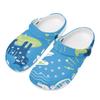 Erwachsene Unisex Süße Bedruckte EVA Clogs Leichte Weiche Slip-On Freizeitschuhe Flexible Weiche Sohle Sommersandalen Einfach für den täglichen Gebrauch