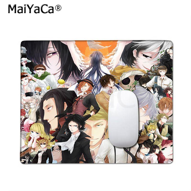 Anime Bungo Stray Dogs Non-slip Lockedge Cartoon Anime Gaming Mouse Pad Keyboard Mouse Mats Smooth Company Writing Desk Mats
